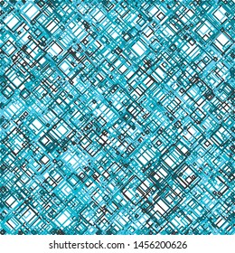 Abstract Generative Art color distributed squares polygons background illustration
