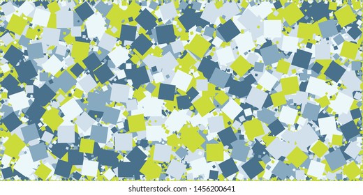 Abstract Generative Art color distributed squares polygons background illustration