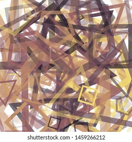 Abstract Generative Art color distributed donut figures background illustration