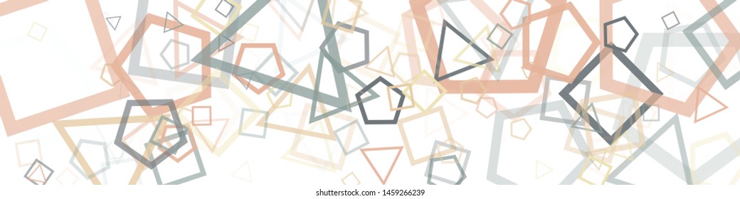 Abstract Generative Art color distributed donut figures background illustration