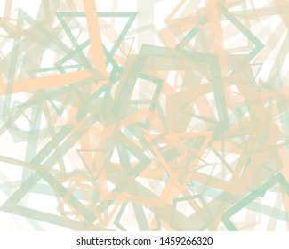 Abstract Generative Art color distributed donut figures background illustration