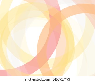 Abstract Generative Art color distributed donut figures background illustration
