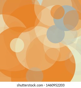 Abstract Generative Art color distributed circles figures background illustration