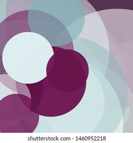 Abstract Generative Art color distributed circles figures background illustration