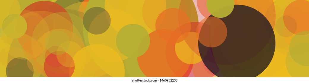Abstract Generative Art color distributed circles figures background illustration