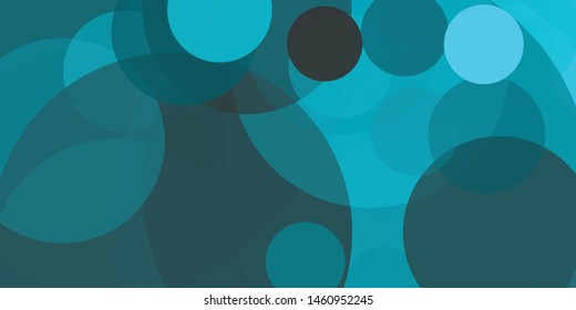 Abstract Generative Art color distributed circles figures background illustration