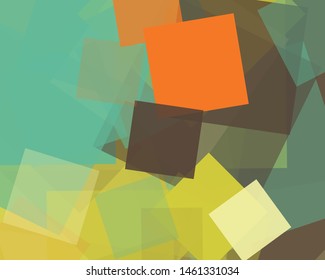 Abstract Generative Art color distributed polygons background illustration