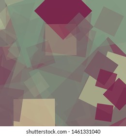 Abstract Generative Art color distributed polygons background illustration