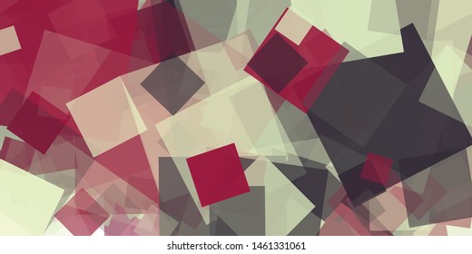 Abstract Generative Art color distributed polygons background illustration