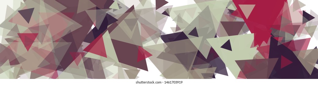 Abstract Generative Art color distributed triangles polygons background illustration