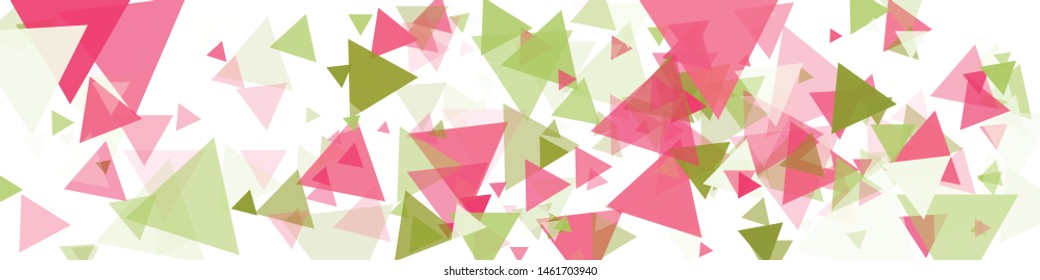 Abstract Generative Art color distributed triangles polygons background illustration