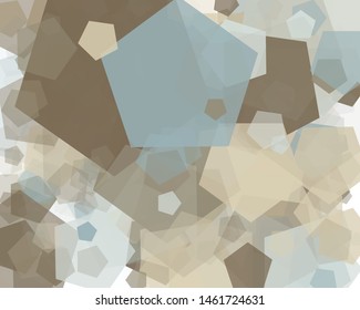 Abstract Generative Art color distributed polygons background illustration