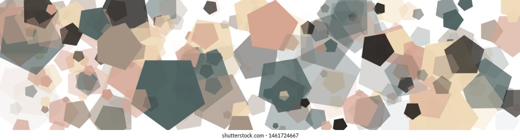 Abstract Generative Art color distributed polygons background illustration
