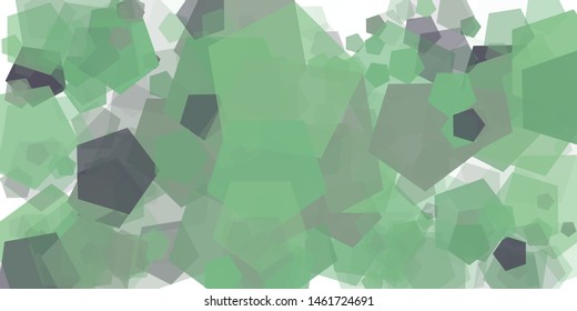 Abstract Generative Art color distributed polygons background illustration