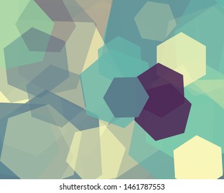 Abstract Generative Art color distributed polygons background illustration