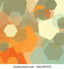 Abstract Generative Art color distributed polygons background illustration