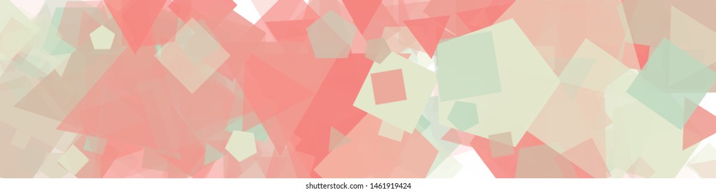 Abstract Generative Art color distributed polygons background illustration