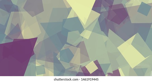 Abstract Generative Art color distributed polygons background illustration