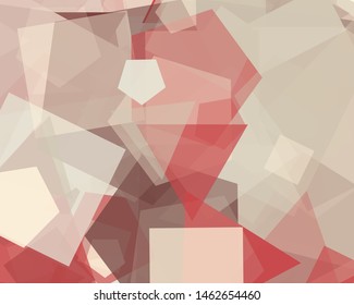 Abstract Generative Art color distributed polygons background illustration