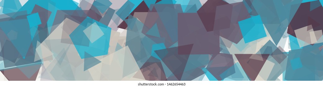 Abstract Generative Art color distributed polygons background illustration
