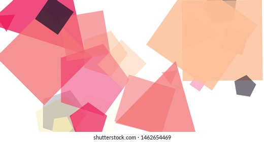 Abstract Generative Art color distributed polygons background illustration