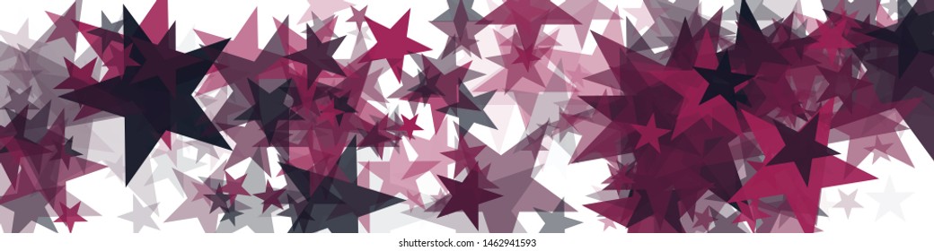 Abstract Generative Art color distributed Stars background illustration