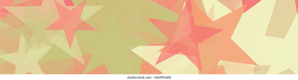 Abstract Generative Art color distributed Stars background illustration
