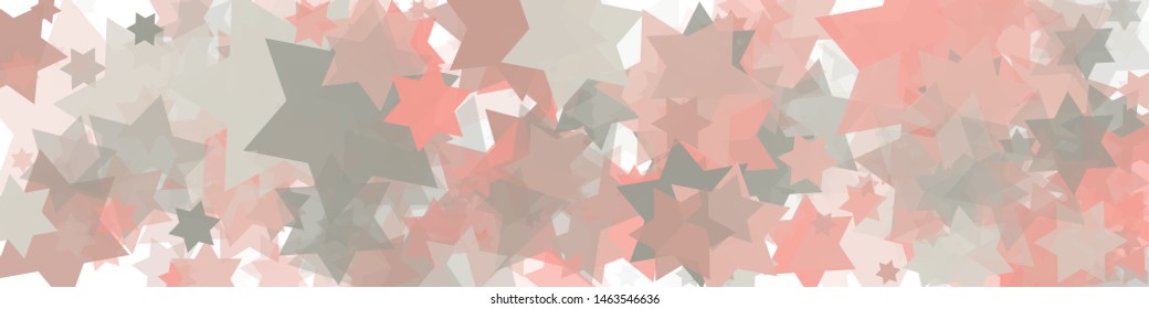 Abstract Generative Art color distributed Stars background illustration