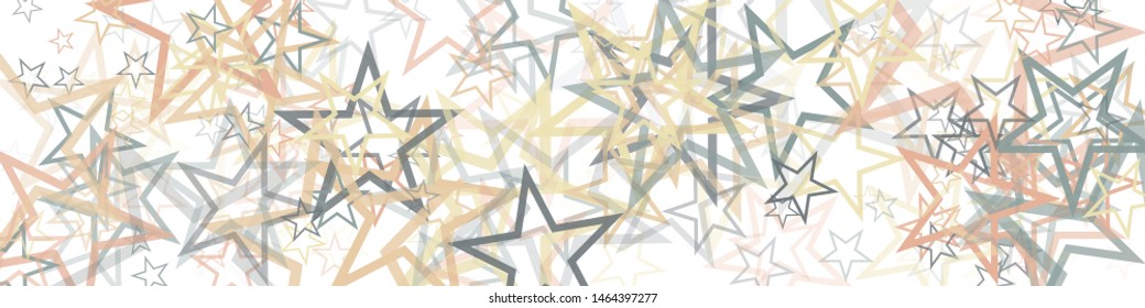 Abstract Generative Art color distributed Stars background illustration