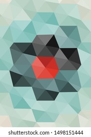 Abstract Generative Art Trianglify 
 background illustration