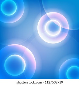 Abstract gentle background, microorganisms Eps 10