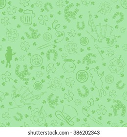 Abstract gentle background on St. Patricks Day holiday