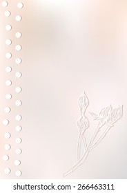 Abstract gentle beige wedding background  Mother's Day love vector 
