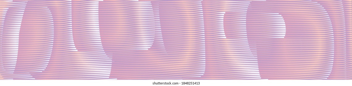 Resumen textura lineal suave con líneas de calma formas redondeadas y efecto de malla. Salvapantallas multicolor elegante para paquetes de belleza, aplicaciones móviles, tarjeta de visita, página, imagen de blog, libros, sitio.