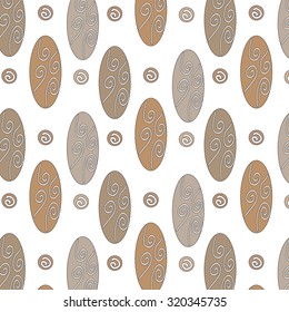 Abstract gentle oval pattern, background