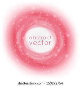 Abstract gentle, soft and smooth circles on white background.