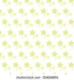 Abstract gentle stars, vector seamless pattern