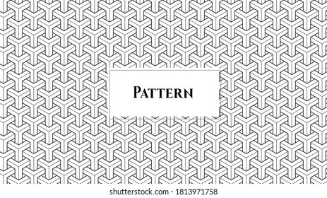 Abstract Geomatric Seamless Vector Pattern Background.