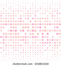 Abstract geomeric background in blush pink colors. Millennial pink rose gold. Seamless vector pattern. Pink confetti pattern.