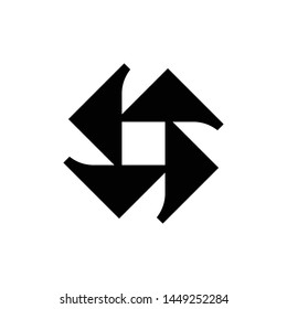 abstract with geomertic logo template
