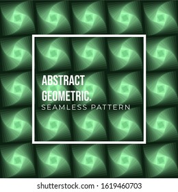 Abstract Geometeric Pattern with Emerald Green Color