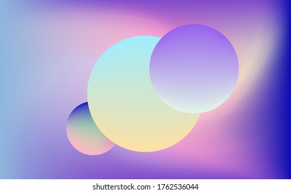 Abstract geometic background with composition of colorful circles.