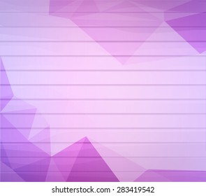 The abstract geometric 3D background