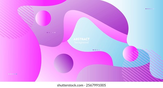 Abstract geometric 3D background with pink color design background. Colorful wave pattern elements. Vector Eps10
