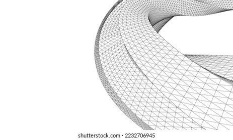 abstract geometric 3d background vector illustration