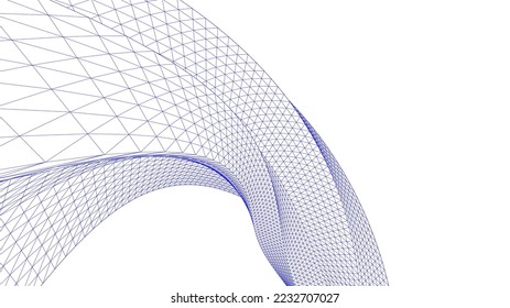 abstract geometric 3d background vector illustration