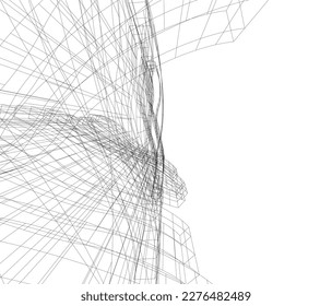 abstract geometric 3d background vector illustration