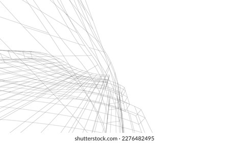 abstrakte geometrische 3D-Hintergrund, Vektorgrafik
