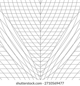 Patrón de oficina azul geométrico Abstractas 3D con líneas de cuadrícula y textura arquitectónica moderna