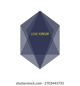 Ilustração do projeto da pirâmide do cubo geométrico 3D abstrato para um símbolo de negócio da Web ou ícone da mensagem